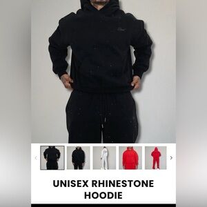 Black Speckled Sweatshirt and Joggers Set